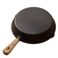 thumbnail image 3 of OULII 1Pcs Polished Cast Iron Skillet Non Stick Cooking Frying for BBQ, 3 of 8