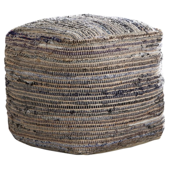 Bowery Hill Cylinder Pouf in Natural
