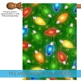 thumbnail image 3 of Toland Home Garden Bright Lights Christmas Flag Double Sided 28x40 Inch, 3 of 5