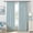 Blue, variant on Galenzoov 40×90 inch 2 Panels Pinch Pleated Linen Curtains for Home, Light Filtering Airy & Privacy Protection Breathable Window Drapes for Bedroom, Living room, Office, Sand Beige