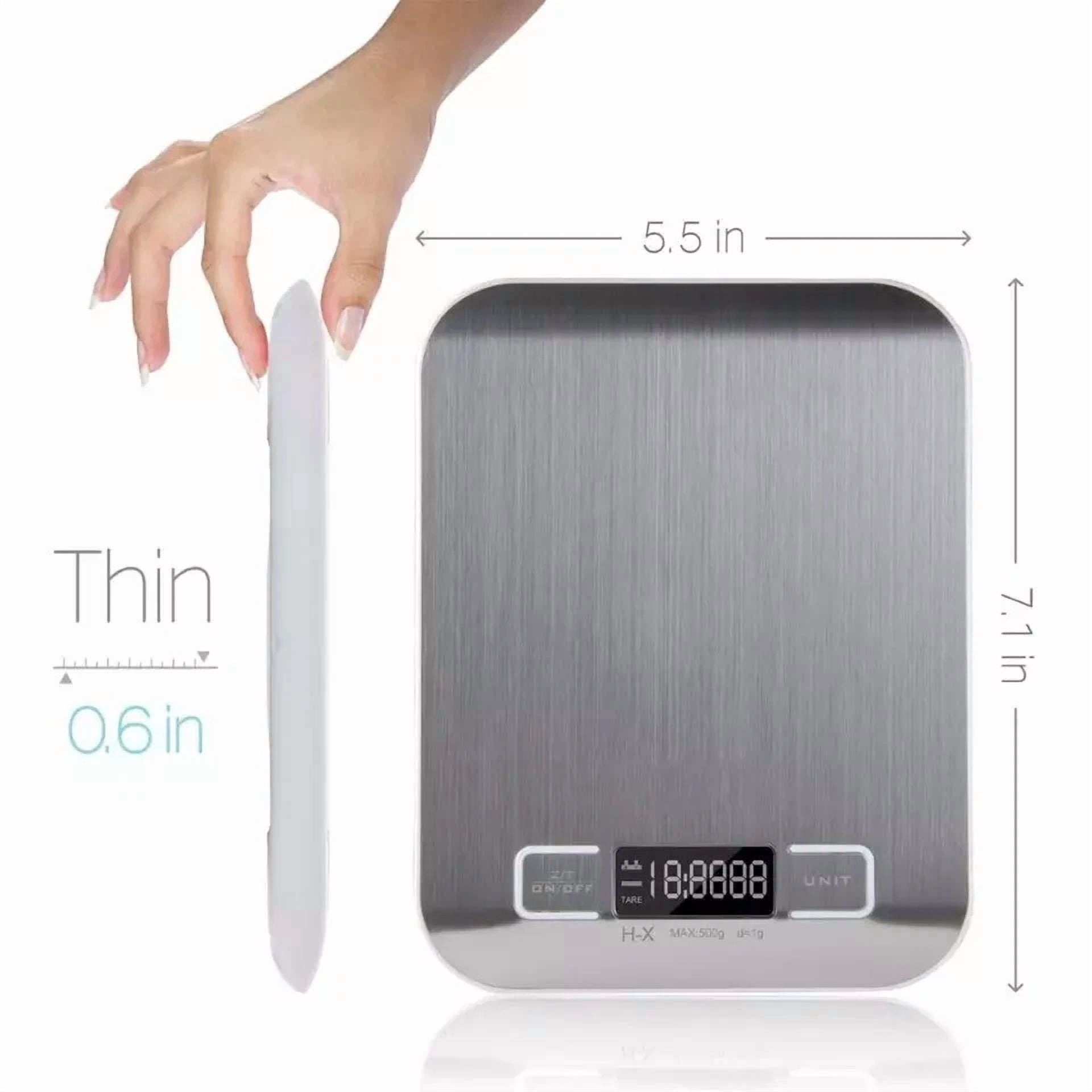 CRESTIN- 5Kg Digital Kitchen Scales Lcd Food Weight Postal Scale Electronic Balance