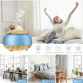 thumbnail image 4 of Essential Oil Diffuser, Daroma Aromatherapy Diffuser With Remote Control,300ml Aroma Ultrasonic Nebulizing Cool Mist Humidifier,7 Color Mood Lights & Waterless Auto-Off for Home Office Gift,Light Wood, 4 of 7