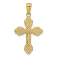 thumbnail image 3 of 14K Yellow Gold Charm Pendant 26 mm 14.7 Polished Inri Small Crucifix, 3 of 4
