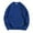 Blue, variant on Men's Athletic Crewneck Sweatshirt Winter Heavyweight Knit Pullover Casual Plaid Round Neck Sweater Coat for Men Fashion Comfortable Loose Blue XL