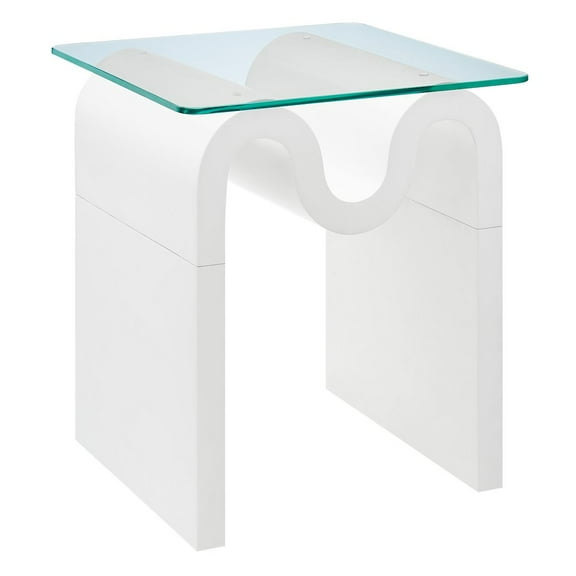 Ondine Side Table in White