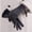 Gray, variant on HWHCGZ Womens Winter Warm Gloves With Sensitive Touch Screen Texting Fingers, Fleece Lined Windproof Gloves (Black)