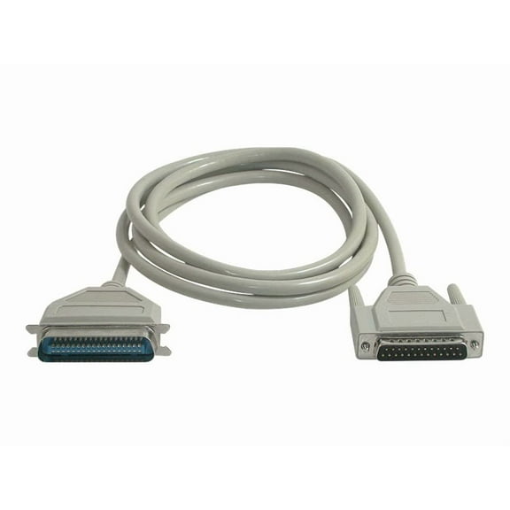 C2G 6ft DB25 Male to Centronics 36 Male Parallel Printer Cable
