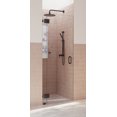 thumbnail image 2 of Halo 34 in. x 78 in. Glass Hinged Glass Shower Enclosure, 2 of 6