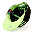 thumbnail image 6 of Harlem Block Letters Flat Bill Snapback Cap Hat Snap Back, 6 of 10