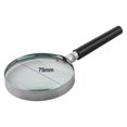 thumbnail image 1 of Bgsha 5X Magnification Handheld Magnifier 75mm To 100mm 2inch Handle Magnifying Glass For Reading And Close Inspection Hand Tools, 1 of 10