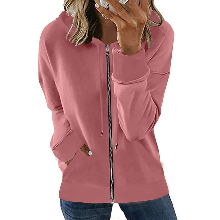  JIOEEH Jackets for Women Casual Coat Blouse Thin Coat clarence  items plus size pink top womens cute tops sweatshirtes under 10 dollars for  women 2 dollar items only woman summer clothes