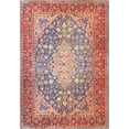 thumbnail image 1 of Unique Loom Revival Floral Border Rug 8' 4 x 12' Rectangle Navy Blue/Red, 1 of 1