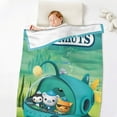 thumbnail image 5 of The Octonauts Blanket Anti-Pilling Flannel 32"X48" Super Soft Plush Air Condition Quilt Fluffy Warm Cozy Decorative Blankets, 5 of 7