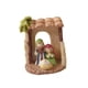 thumbnail image 4 of Figurita de cuna Navidad escultura de resina católica para estante de mesa decoración luz Gloria Figura Sagrada Familia, 4 of 9
