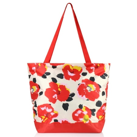 All Purpose Utility Bag - Zodaca Large All Purpose Travel Laundry Shopping Zipper Utility Shoulder Tote Carry Bag