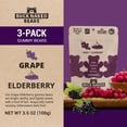 thumbnail image 3 of Buck Naked Bears Grape Elderberry Gummy Bears 3.5 oz (Pack Of 12), 3 of 4