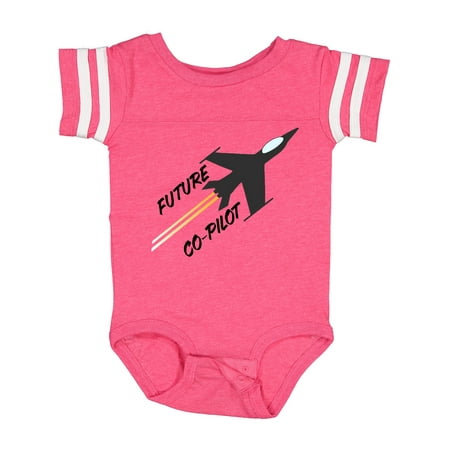 

Inktastic Future Co-Pilot Jet in Flight Gift Baby Boy or Baby Girl Bodysuit