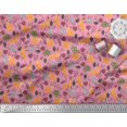 thumbnail image 3 of Soimoi Poly Georgette Fabric Leaves & Reindeer Animal Print Sewing Fabric Yard 52 Inch Wide, 3 of 3