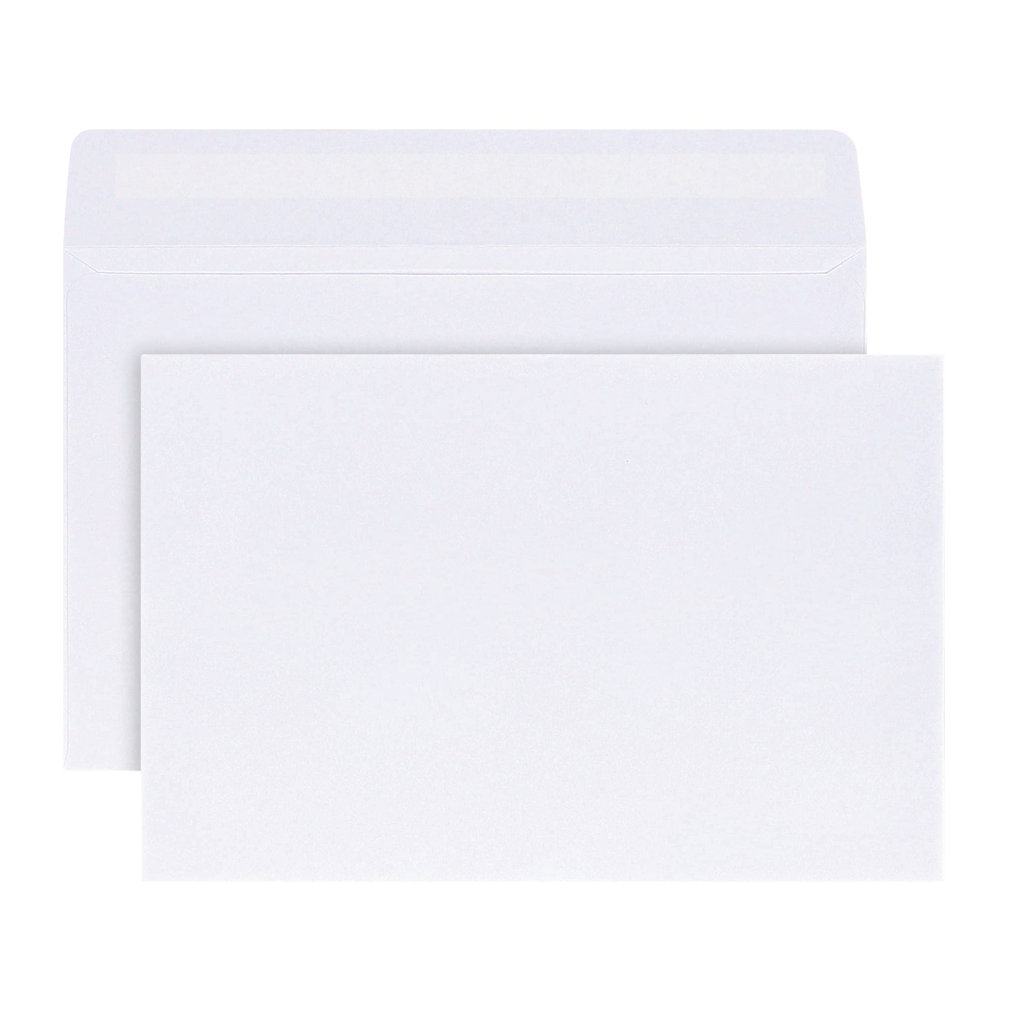 White C6 Envelopes PREMIUM 100gsm Gummed Seal Plain HIGH QUALITY Post Postal 