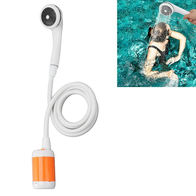 Portable Electric Shower, Wear Portable Electric Shower 4.3x2.6In Reliable ABS Outdoor Camp Shower Suitable Animal Bathing Vegetable Watering Instruments