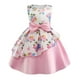 thumbnail image 1 of Vestido de fiesta floral sin mangas para niñas YONGSHENG Decoración con lazo rosa, 1 of 3