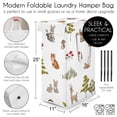 thumbnail image 5 of Sweet Jojo Designs Watercolor Woodland Forest Animals Boy, Girl, Unisex/Gender Neutral Foldable Laundry Hamper with Handles, 5 of 6
