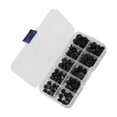 thumbnail image 3 of Button Eyes, Wide Application Black Doll Eyes Practical Multi Sizes Resin  For Doll DIY A,B, 3 of 8