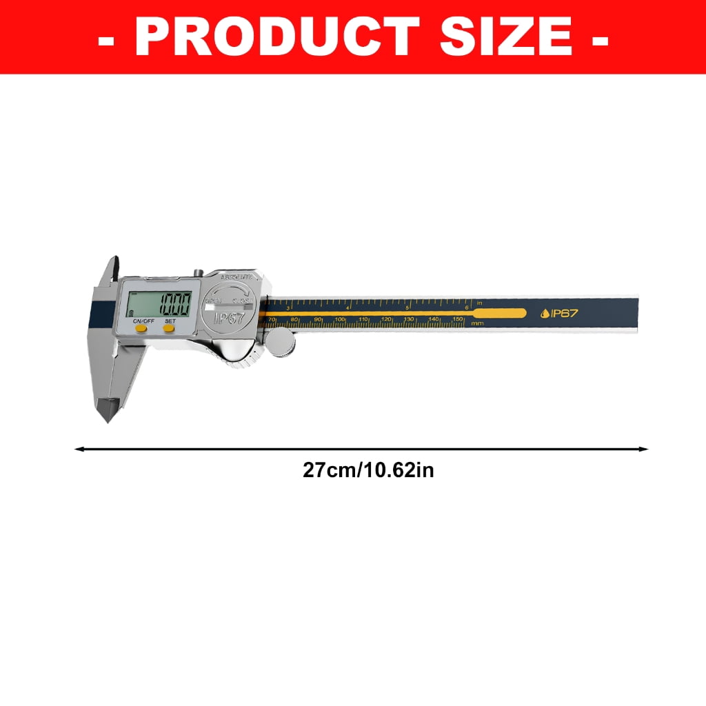 Vernier Caliper Digital Display Caliper Student Vernier Rulers 150mm Measuring