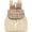 Pattern Khaki, variant on Women Small Tassels Straw Woven Backpack Flap Drawstring Bucket Bag