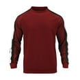 thumbnail image 4 of Oversized Sweatshirt for Men Mens Clearance Pullover Sweaters Casual Fake Casual Sports Long Sleeve Round Neck Top, 4 of 8