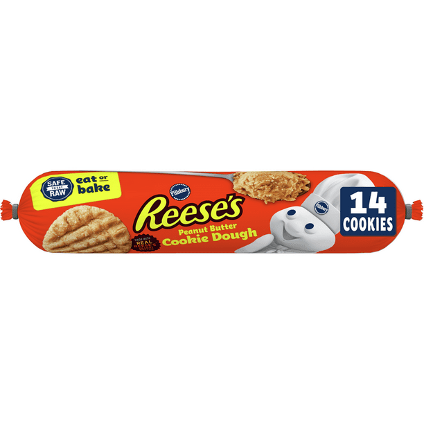 Pillsbury, Ready To Bake Reese's Peanut Butter Cookies, 16 oz Bag