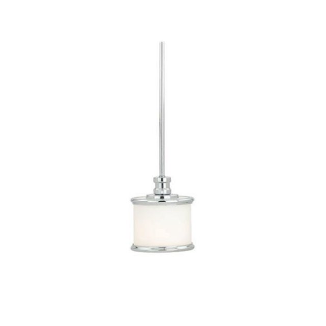 Vaxcel International P0160 Carlisle 1L Mini Pendant - Satin Nickel
