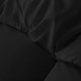 thumbnail image 6 of 5 Piece Luxurious Straight Line Pattern Comforter All Season 800 Threads Count Oversized Super King Size - Ultra Soft 550 GSM 100% Egyptian Cotton (Solid Black Colour ), 6 of 6