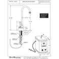 thumbnail image 2 of Westbrass Docalorah 2-Handle Hot Water Dispenser Faucet with Hot Water Tank D262HFP in Polished Nickel, 2 of 2