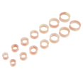 thumbnail image 6 of EHJRE 7 Pairs Flexible Silicone Ear Gauges Thin Soft Tunnels Colors 7, 6 of 7