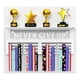 thumbnail image 4 of White Medal Hanger Display with Shelf - Easy Install Metal Award Rack Trophy Shelf for Walls Holds S, 4 of 5