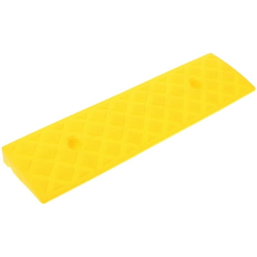 Hemoton Door Ramps Yellow 1Pack 19.3X4.9X1.2In