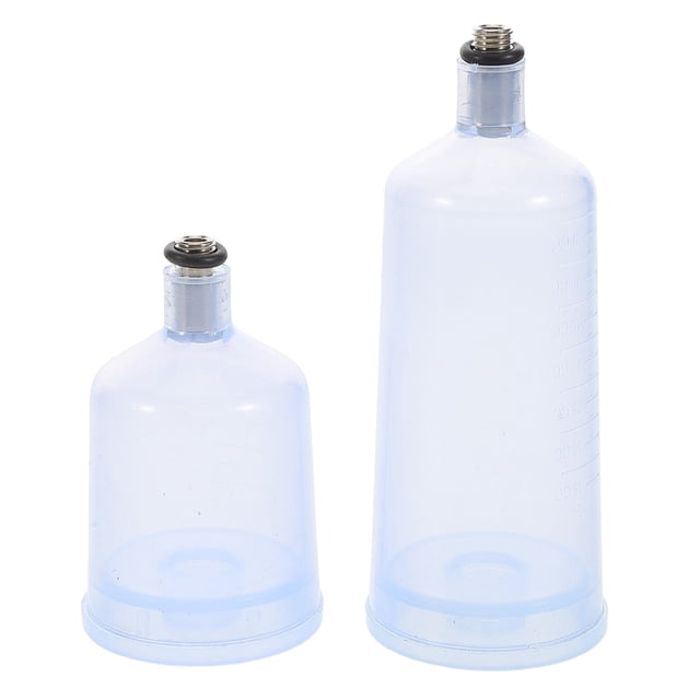 Sky-blue Plastic Paint Cups with Split Design for Storage 2 Pcs Large Capacity Easy to Clean and