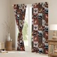 thumbnail image 3 of Feelyou Jungle Deer Black Out Curtains, Rustic Duck Curtains Pack of 2 (42x63 Each), 3 of 6