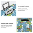 thumbnail image 5 of Daiia Dino Christmas Adventure Snowy Blue Luggage Cover, Thickened Washable Travel Luggage Covers, Elastic Unique Baggage Covers for 18-20 inch Luggage-Large, 5 of 9