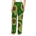 thumbnail image 3 of Balery Big Colorful Avocados print Women's Pajama Pants,Ultra Lightweight Pjs,Lounge Pant-XX-Large, 3 of 9