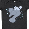 thumbnail image 4 of Inktastic Cute Manatees with Bubbles Boys or Girls Baby Bodysuit, 4 of 5