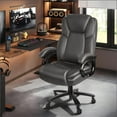 thumbnail image 2 of BOSSIN 500lbs Big and Tall Office Chair,Heavy Duty Computer Desk Chair with Adjustable Lumbar Support, 2 of 9