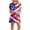 B4 Red womens summer dresses clearance under $5, variant on Plus Size American Flag Vacation Dresses for Women Under $10 Summer Short Sleeve Red White and Blue 4th of July Patriotic Sun Dress Sexy Black Church Dress