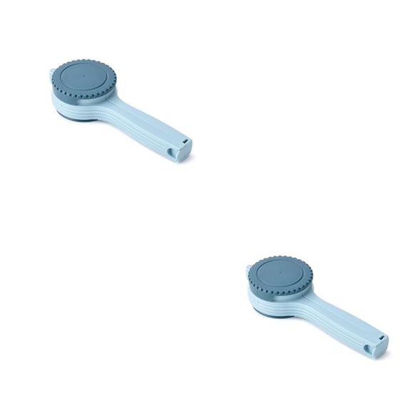 Toystoory Clip de sellado de bolsa de refrigerio Mantenimiento fresco Sellador a prueba de humedad Abrazadera de bolsa Azul Azul 2piezas