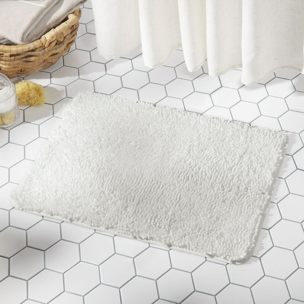 SoHome Spa Step Luxury Chenille Bath Mat 17x24, Super Absorbent and