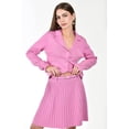 thumbnail image 4 of Conjunto falda y sueter con cinto Roman Fashion /Juvenil, 50217 (Rosa) rosa G, 4 of 5