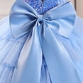 thumbnail image 6 of XXWXYD Sequin Flower Girl Dresses Wedding 𝖱uffles Sleeves Pageant Puffy Tulle Prom Gown Bridesmaid Princess Ball Gown Par𝗍y Dress First Comunion Christening 𝖱uffled Sleeve Flower Girl, 6 of 7