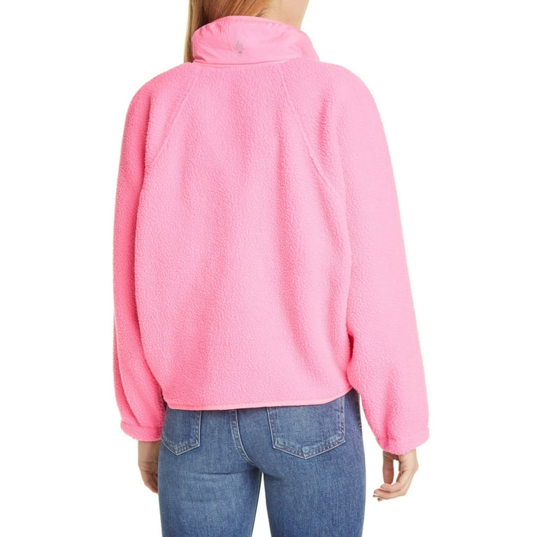 Hit the Slopes Neon Pink Fleece Jacket