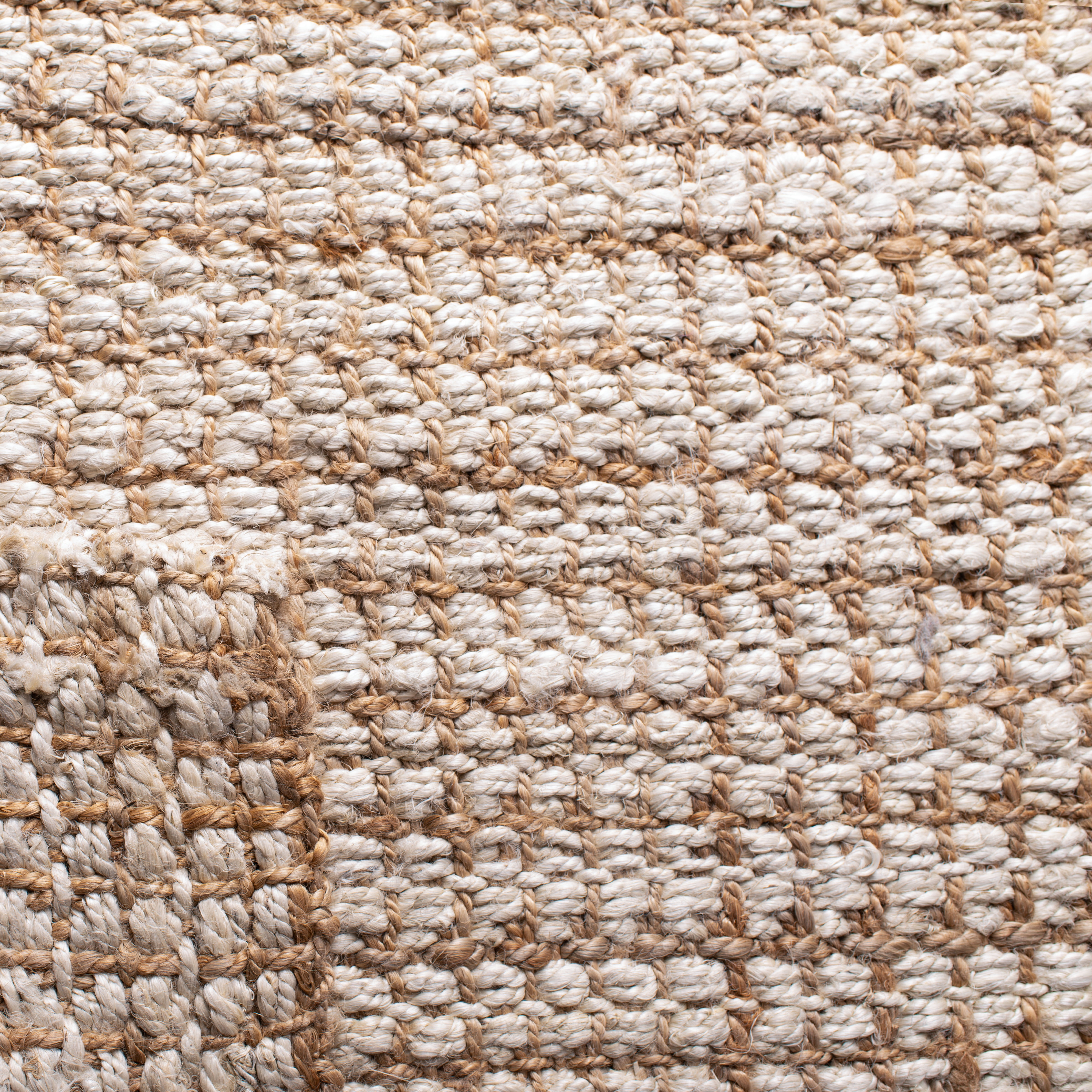 SAFAVIEH Natural Fiber Aletha Solid Runner Rug, Ivory/Light Brown, 2'3" x 12'